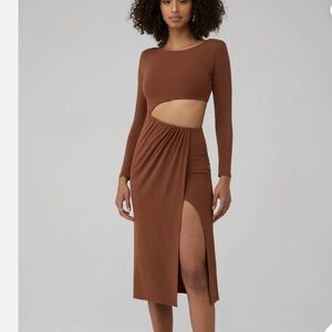 ASTR the Label Westwood Long Sleeve
Side Cutout Midi